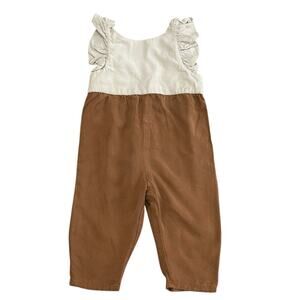 ZARA Baby Girl Overalls Romper 12-18m